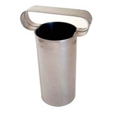 Aro Cortador Furador Central P/ Formas Bolo (10x4cm - Inox)