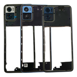 Aro Lateral Chassi + Lente Camera Compativel Com Moto E22
