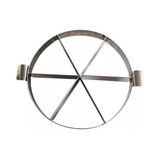 Aro Marcador De Bolo Pudins Tortas 20cm Com 6 Fatias Inox