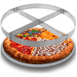 Aro Separador Sabores Pizza Esfiha Bolo 4 Divisórias 40cm