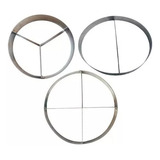Aros Divisor De Sabores 2,3 E 4 Divisões 30/35/45cm Aço Inox