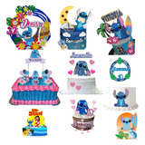 Arquivo De Corte Topo De Bolo Lilo E Stitch Pack