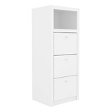 Arquivo De Escritório Tecno Mobili Me-4118 Branco