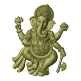 Arquivo Stl Ganesha Cnc Router Artcam Aspire Alto Relevo 3d