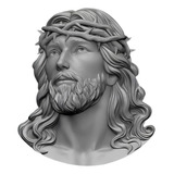 Arquivo Stl Jesus Cristo Alto Relevo Vetor 3d #212