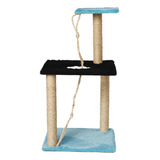 Arranhador Gato 3 Bases Grande Sisal Brinquedo Para Gatos