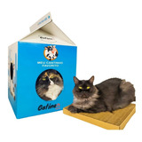 Arranhador Gato Casinha Caixa De Leite - Gatíneos Toys