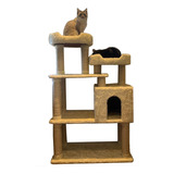 Arranhador Para Gatos Luxo 2 Camas Varias Cores