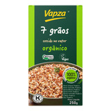 Arroz Orgânico 7 Grãos Cozido No Vapor Vapza Caixa 250g