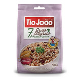 Arroz Tio João 7 Grãos Integrais + Passas De Uva 500g 