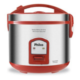 Arrozeira Elétrica A Vapor Philco Ph10 Visor Glass Inox 127v