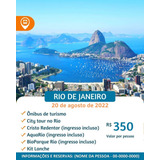 Arte Digital - Convite / Excursão Viagem - Rio De Janeiro