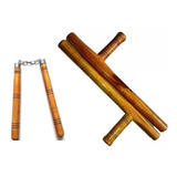 Artesanal Nunchaku + Tonfa Dupla Karatê Ninjútsu Kung-fu