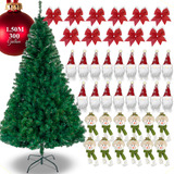 Arvore De Natal Grande Elegante Luxo Promoção Decoração