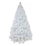 Arvore De Natal Pinheiro Branco Luxo 170 Galhos 1.20 Metros