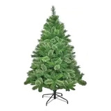Arvore De Natal Pinheiro Luxo Verde Com Neve 170 Galhos 1,2m