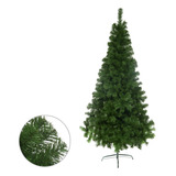 Arvore Natal Filadelfia 1500 Galhos C/base Metal Verde 2,4m