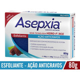 Asepxia Sabonete Antiacne Esfoliante Ação Anticravos 80g