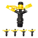 Aspersor Mini Agricola 470lh Diâmetro 24m Amarel 04 Unidades