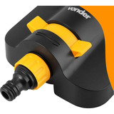 Aspersor Oscilante 17 Jatos Mais Engate Rapido Vonder