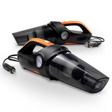Aspirador De Pó Com Mini Compressor 12v 3 Em 1 - Laranja