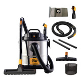 Aspirador De Pó E Água Gtw Inox 20 Filtro Lavável Wap - 127v