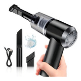 Aspirador De Po Portatil Usb Recarregável Automotivo Sem Fio Cor Preto 110v/220v