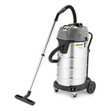 Aspirador É Industrial Tambor Kärcher Nt 90/2 Me Classic 90l Prateado Y Cinza Y Preto 220v-240v 50hz/60hz