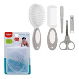 Aspirador Nasal Com Estojo Buba + Kit Cuidados Cinza Novo