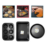 Assadeira Antiaderente Premium Kit Com 3