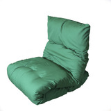 Assento Almofada Futon Colchonete 60x170cm - Verde Bandeira