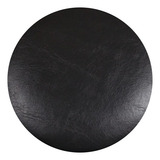 Assento Redondo Estofado 34 Cm Corino P/ Banqueta Ou Cadeira