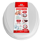 Assento Sanitário Elevado Almofadado Mebuki - 7,5cm