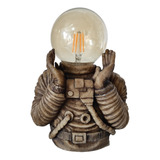 Astronauta Luminária Decorativa (enfeite, Estatueta, Retrô)