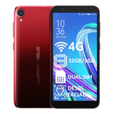 Asus Zenfone Live L1 4g 32gb Bom P/ Whatsapp Vermelho