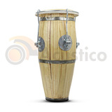 Atabaque 45 Cm Afinação Em Presilhas Aro De Metal Atq45