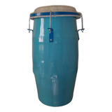 Atabaque Tambor De Barrica - 50 Cm - Pintado - Salles