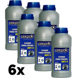 Atacado 06 Pçs Fluido Oleo De Freio E Embreagem Dot 4 500ml 