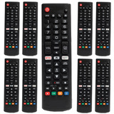 Atacado 10 Controle Remoto Compativel Universal Tv LG Smart 