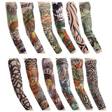 Atacado 24 Pares De Manguito 48 Mangas Tatuagem Falsa