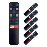Atacado 5 Controle Compatível Tv Tcl Smart Android Netflix