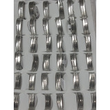 Atacado Caixa Com 36 Alianças Escovadas 6mm Dourada