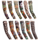 Atacado Manga Manguito Tatuagem Falsa 24 Pares = 48 Mangas