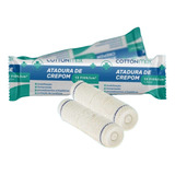 Atadura 15cm X 1,80mts 13 Fios Bandagem Crepe Crepom 12 Unid