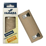 Atadura Elástica Famara Média Compressão 10x1.30cm Bege