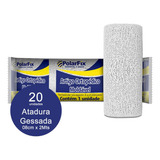 Atadura Gessada 08cm X 2m Gessoterapia Estética 20 Unidades