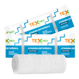 Atadura Ortopédica Faixa Elástica 08cmx2,00m Kit 12 Unidades