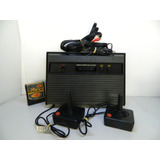 Atari 2600 Console Pronto P/ Jogar C/ Av - Loja Fisica Rj