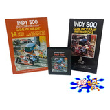Atari 2600 Jogo Indy 500 Com Caixa E Manual Ler Descrição