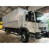 Atego 1725 4x4 Bau Semi Novo Com Guincho De Cabo